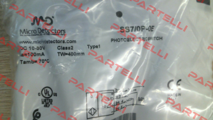 SS7/0P-0E Micro Detectors / Diell (now Datasensing)