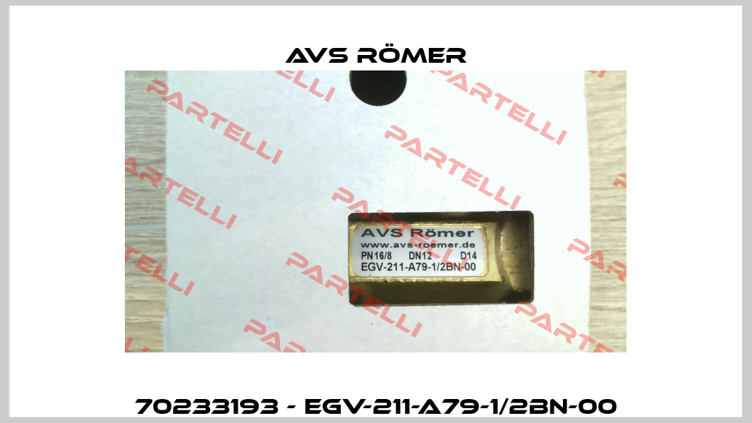 70233193 - EGV-211-A79-1/2BN-00 Avs Römer