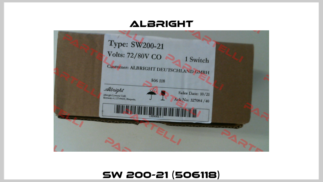 SW 200-21 (506118) Albright