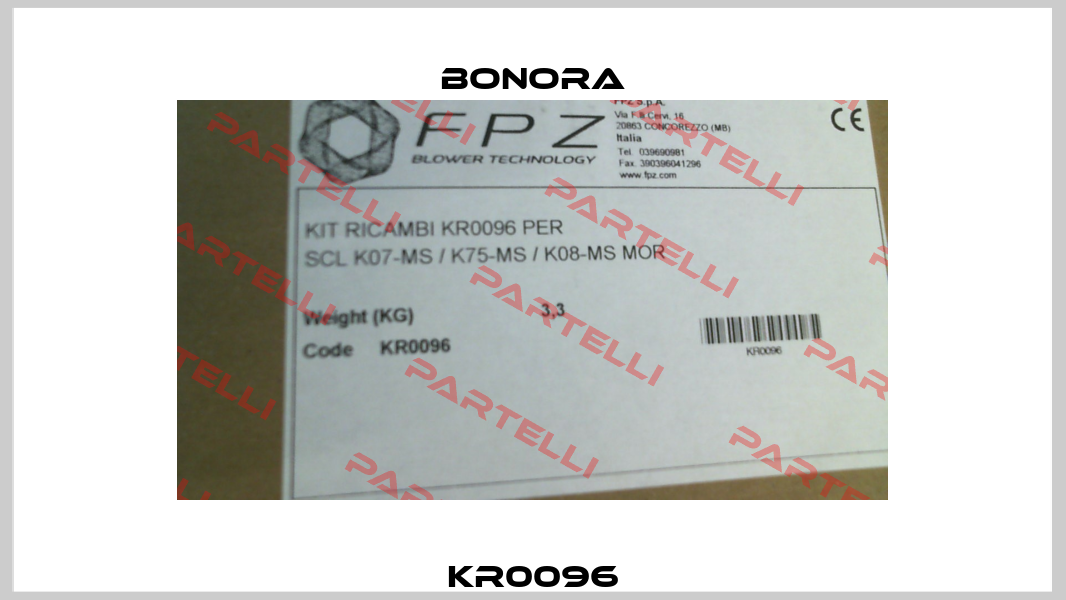 KR0096 Bonora