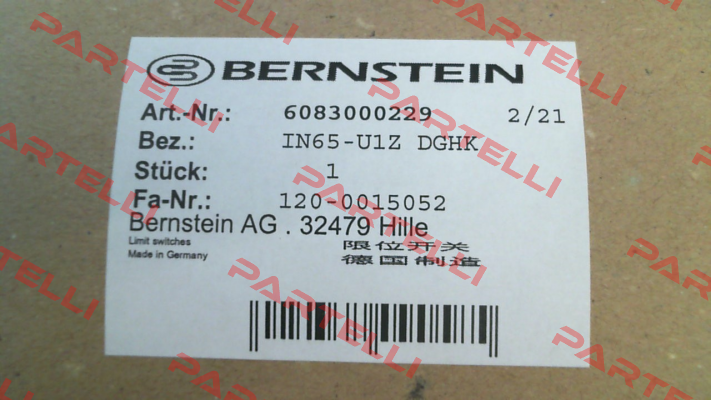 6083000229 \ IN65-U1Z DGHK Bernstein