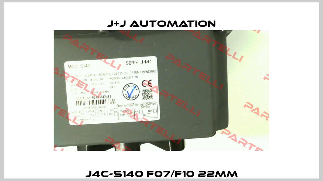 J4C-S140 F07/F10 22mm J+J Automation