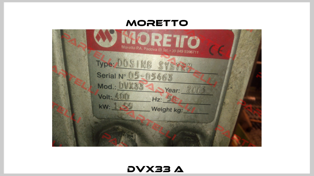 DVX33 A  MORETTO