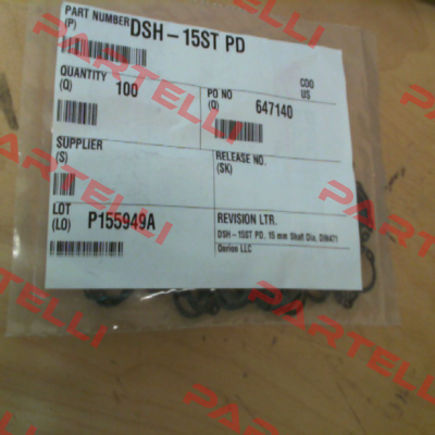 DSH-15ST PD Rotor Clip