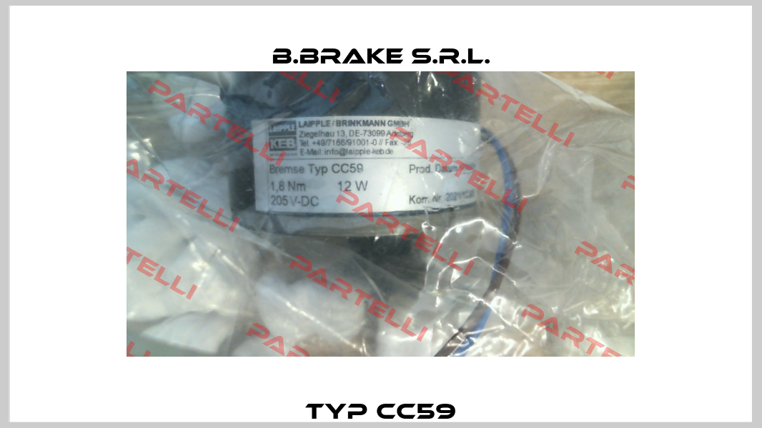 Typ CC59 B.Brake s.r.l.