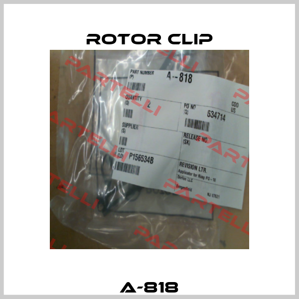 A-818 Rotor Clip