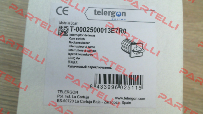 T-0002500013E7R0 Telergon