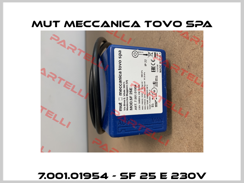 7.001.01954 - SF 25 E 230V Mut Meccanica Tovo SpA