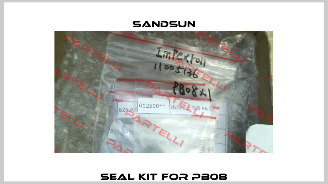 Seal kit for PB08 Sandsun