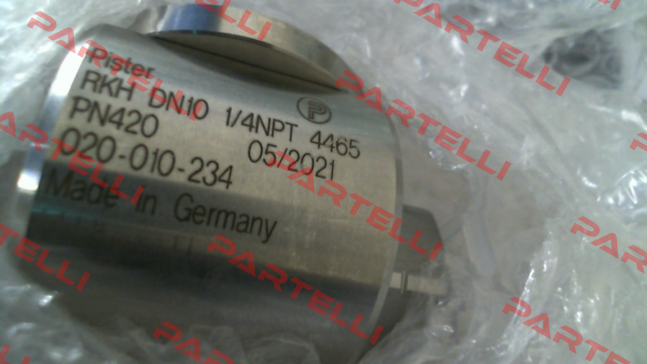 RKH 1/4NPT 10 4465 DfA PN420 OEM Pister