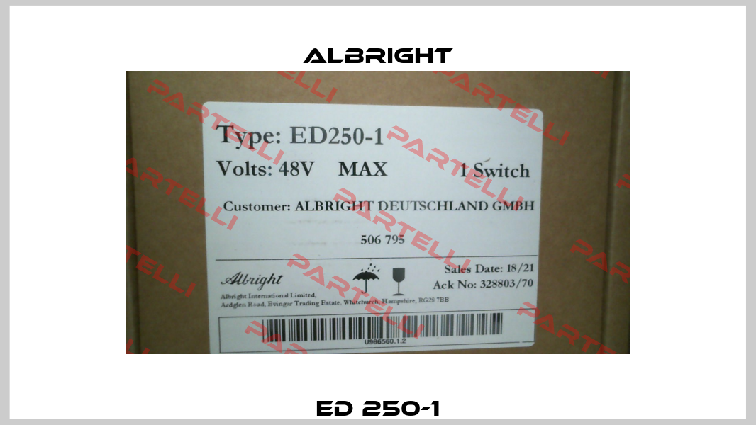 ED 250-1 Albright