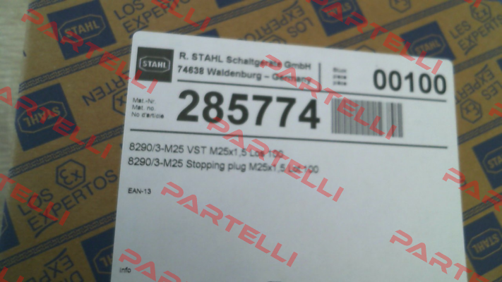 285774 (8290/3-M25) Stahl