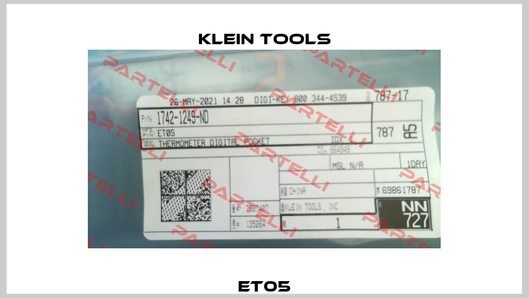 et05 Klein Tools