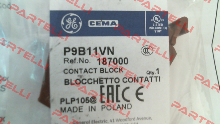 187000 Cema (General Electric)