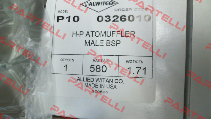 P10-580-0326010 Alwitco