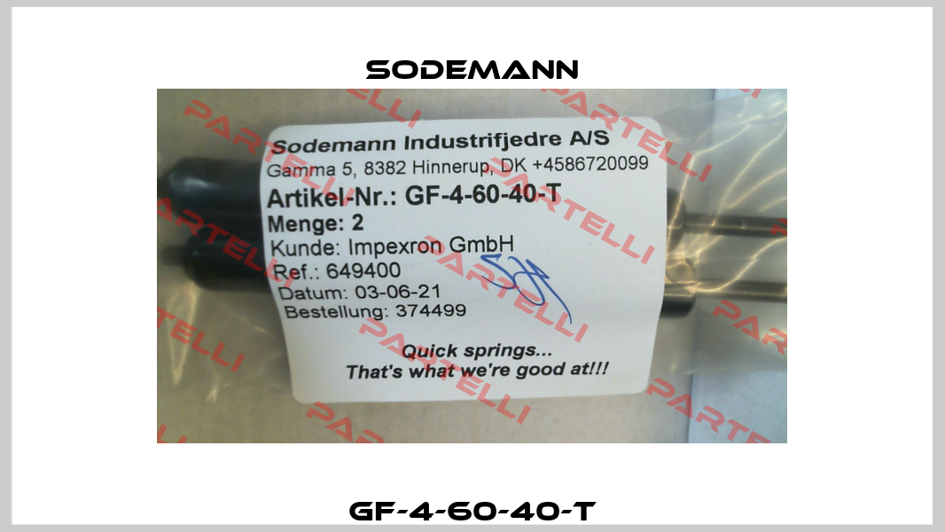 GF-4-60-40-T Sodemann