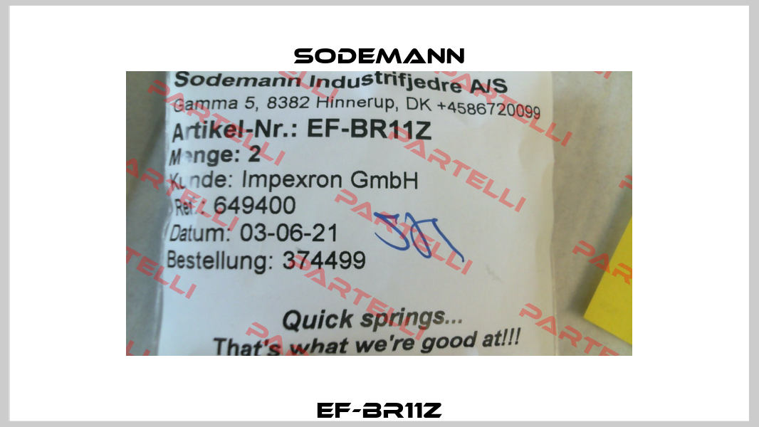 EF-BR11Z Sodemann
