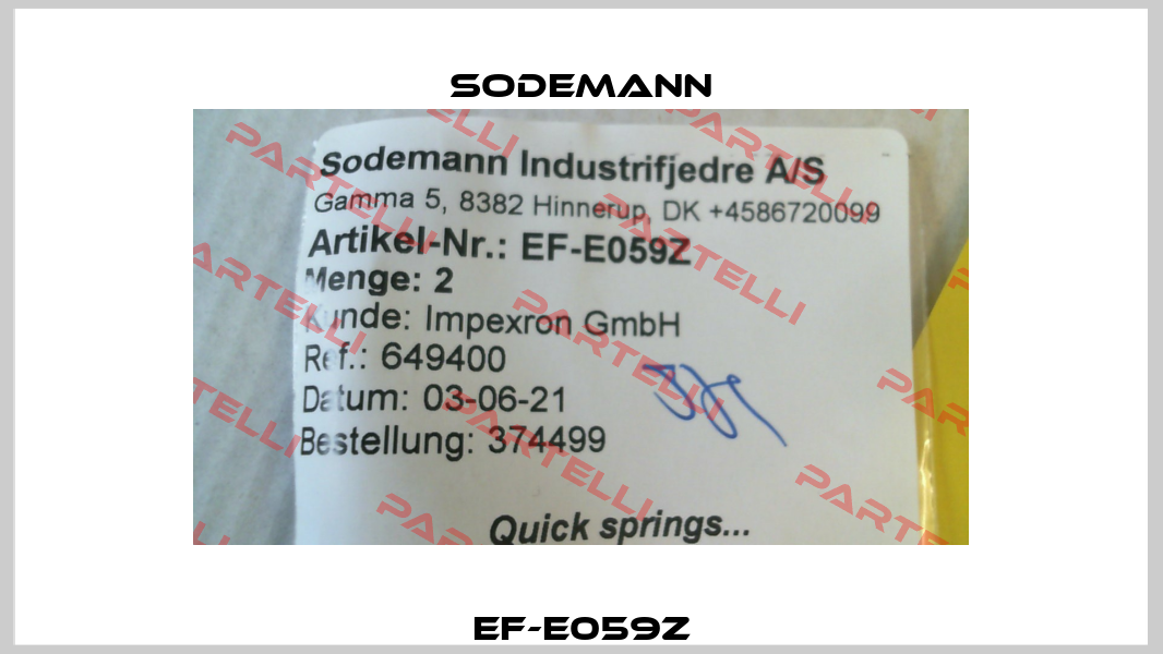 EF-E059Z Sodemann