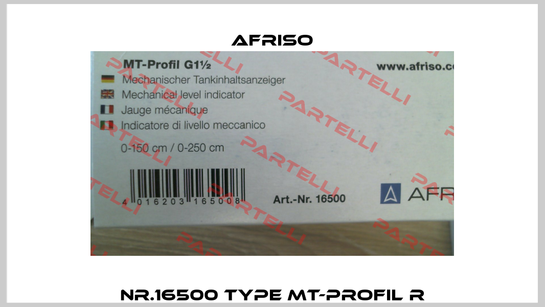 Nr.16500 Type MT-Profil R Afriso