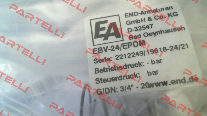 EBV-24/EPDM End Armaturen