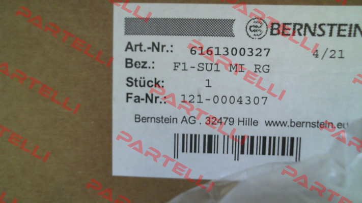 6161300327 / F1-SU1 MI RG 10K2W Bernstein