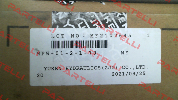 MPW-01-2-L-70 Yuken
