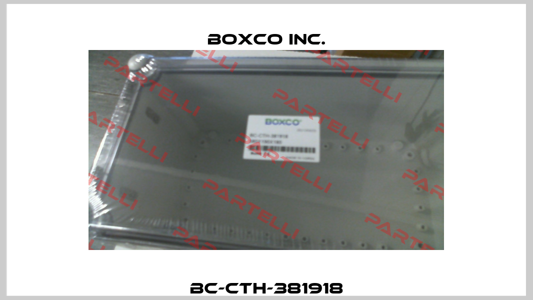 BC-CTH-381918 BOXCO Inc.