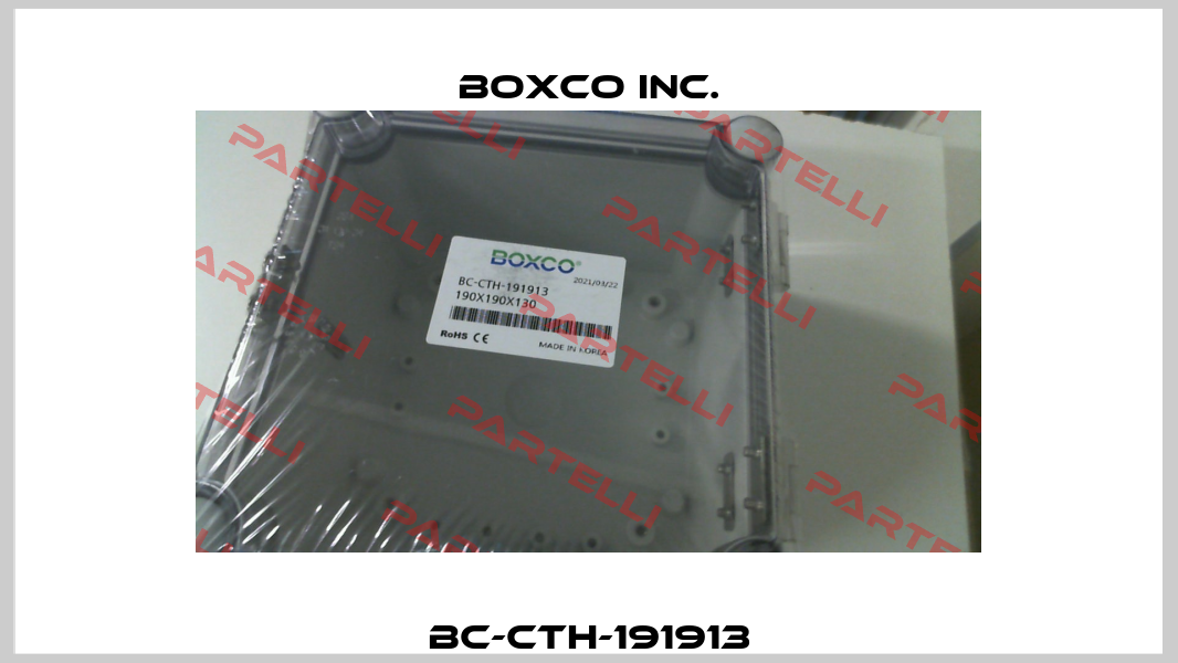 BC-CTH-191913 BOXCO Inc.