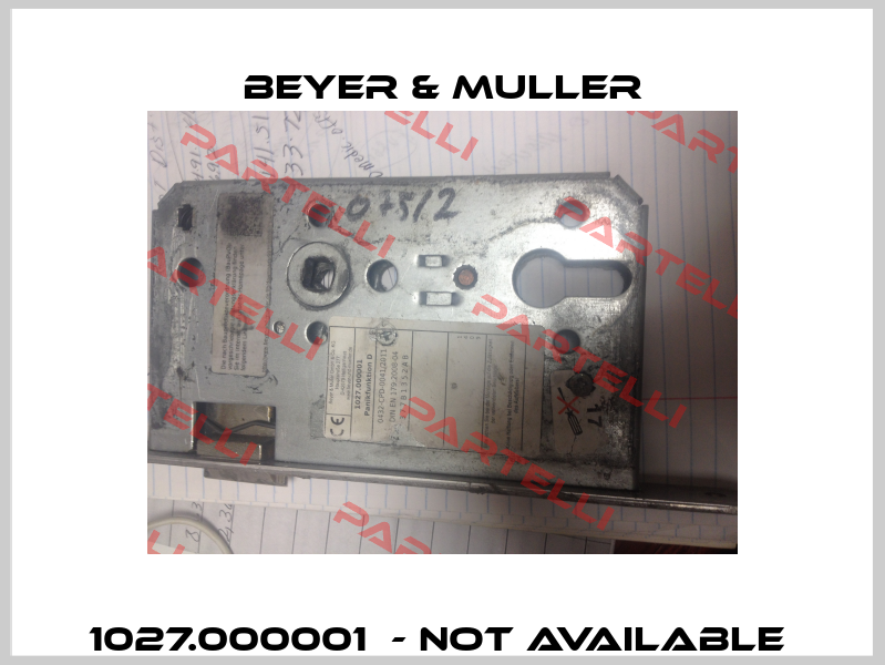 1027.000001  - not available  BEYER & MULLER