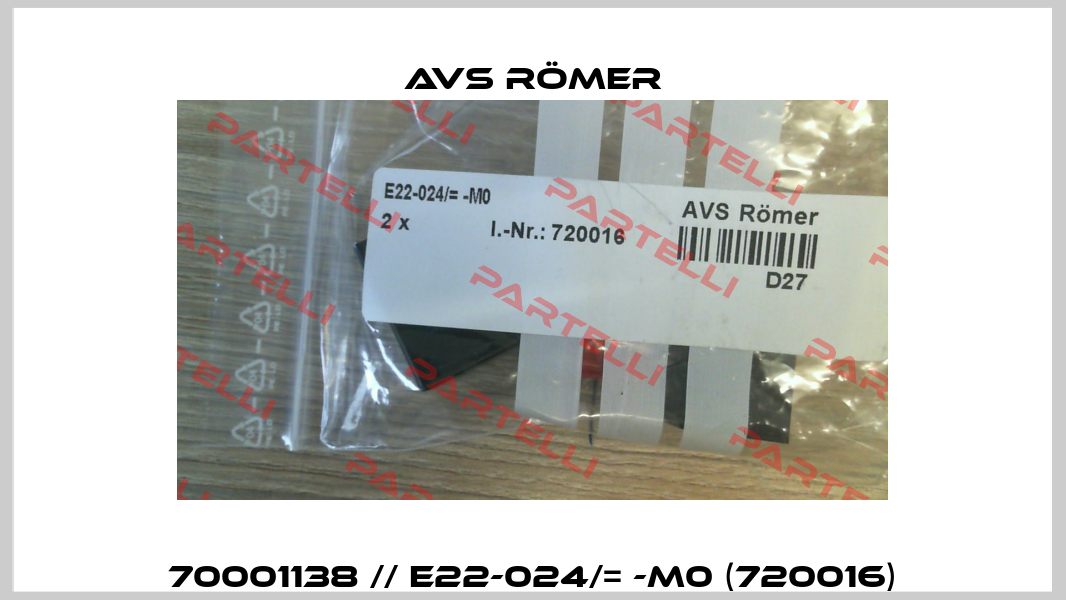 70001138 // E22-024/= -M0 (720016) Avs Römer