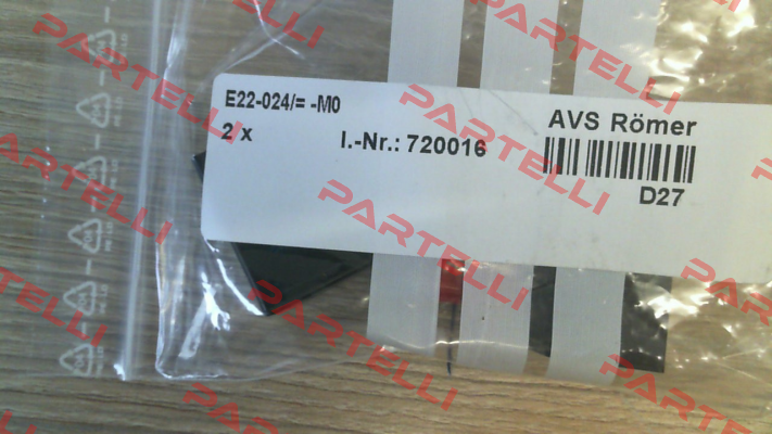 PN: 720016 // E22-024/= -M0 Avs Römer