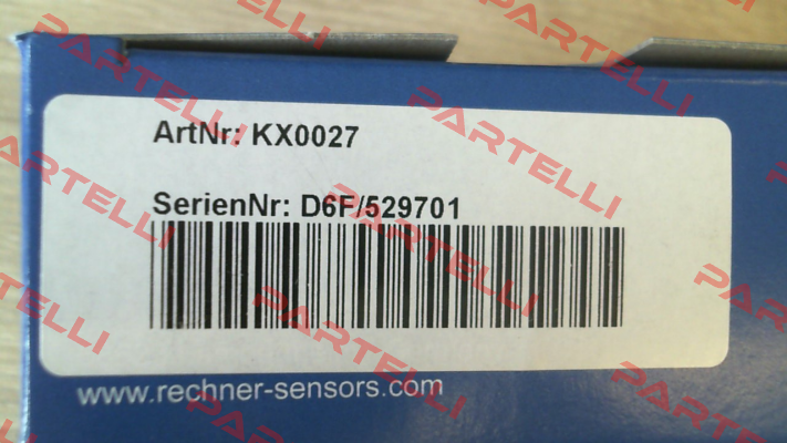 p/n: KX0027, Type: KXS-250-M32/70-X-M32-PEEK/VAb-250C-X05/Y95 Rechner