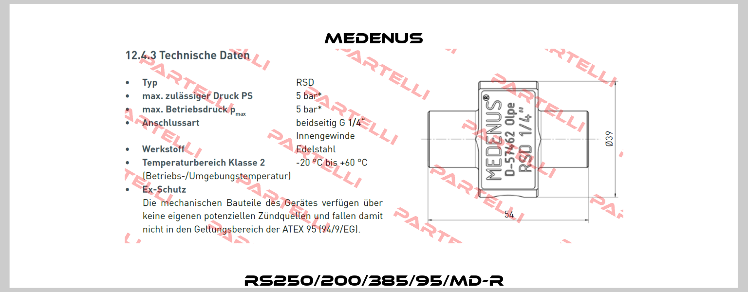RS250/200/385/95/MD-R Medenus