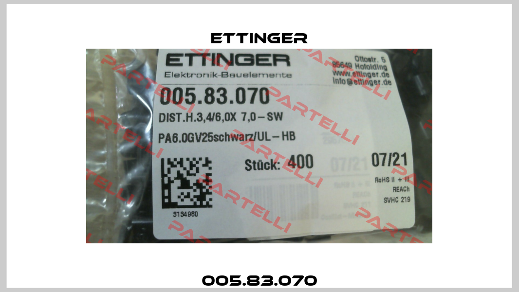 005.83.070 Ettinger