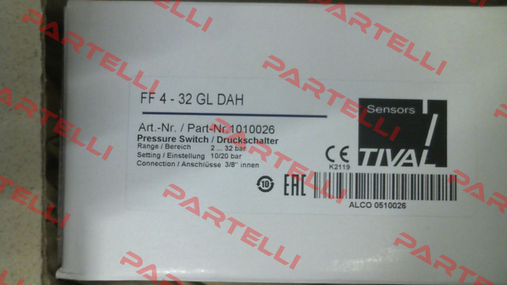 1010026 / FF 4-32 GL DAH Tival-Sensors