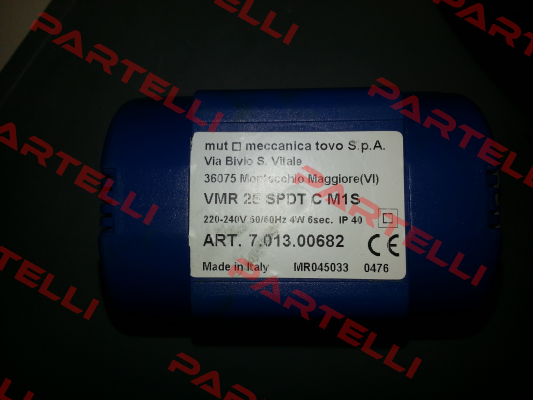 VMR 25 SPDT C M1S, art. 7.013.00682 Mut Meccanica Tovo SpA