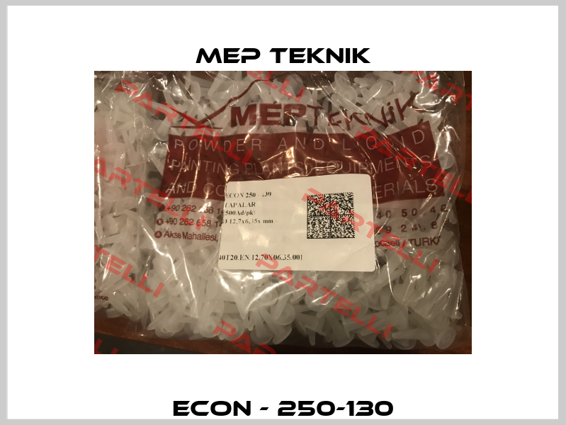 ECON - 250-130 Mep Teknik