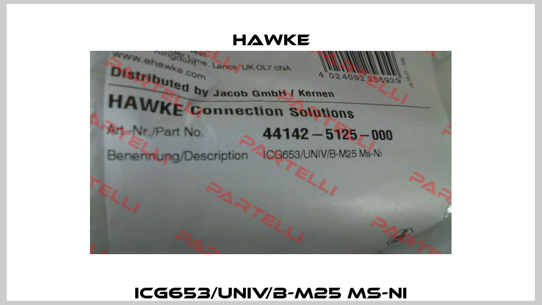 ICG653/UNIV/B-M25 Ms-Ni Hawke