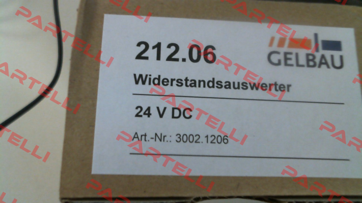 212.06 (Article code: 3002.1206) Gelbau