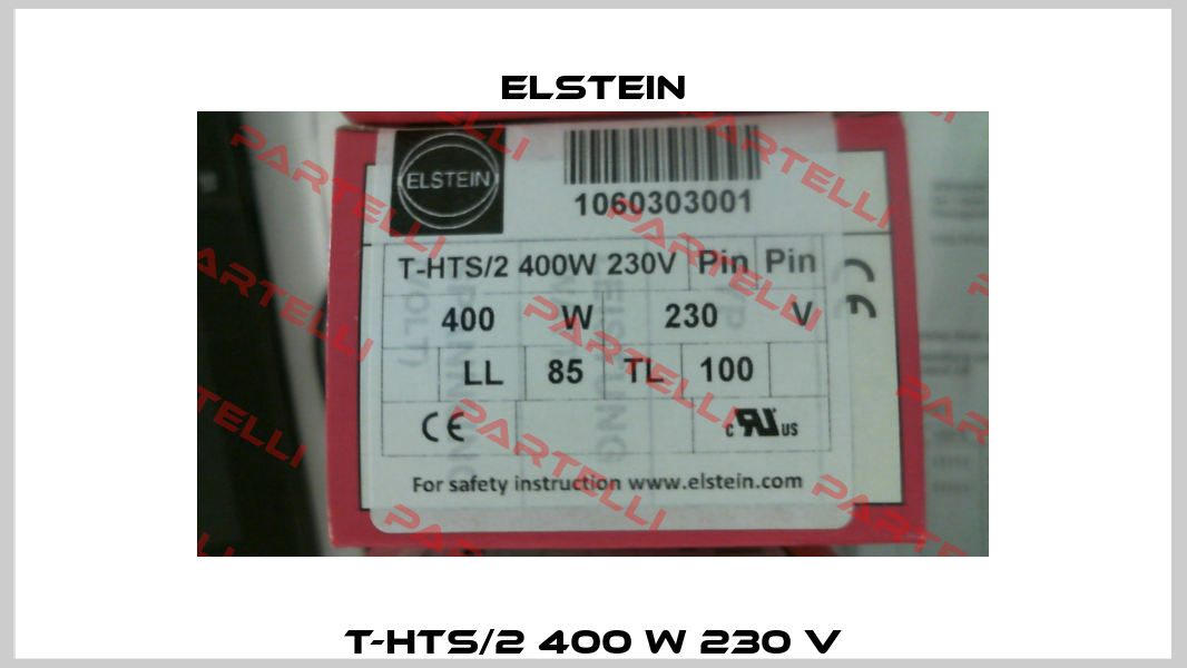T-HTS/2 400 W 230 V Elstein