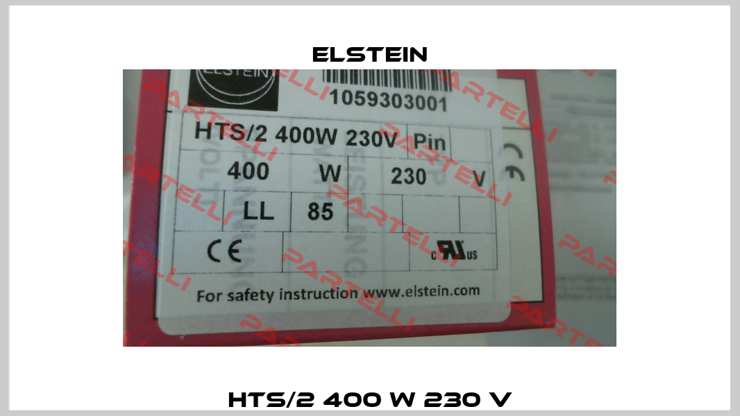 HTS/2 400 W 230 V Elstein