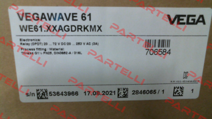 WE61.XXAGDRKMX / VEGAWAVE 61 Vega