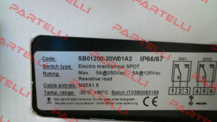 P/N: 57804, Type: ELR.SO.SB01200-20W01A2 Soldo