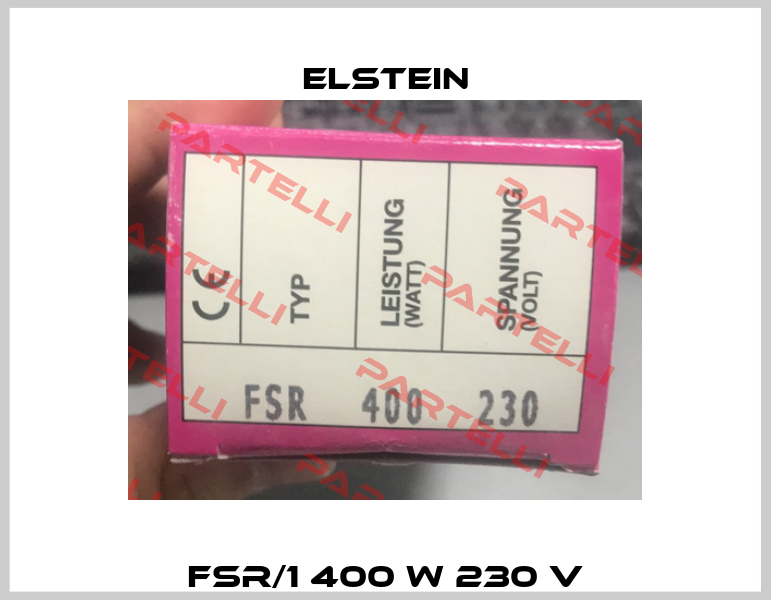 FSR/1 400 W 230 V Elstein