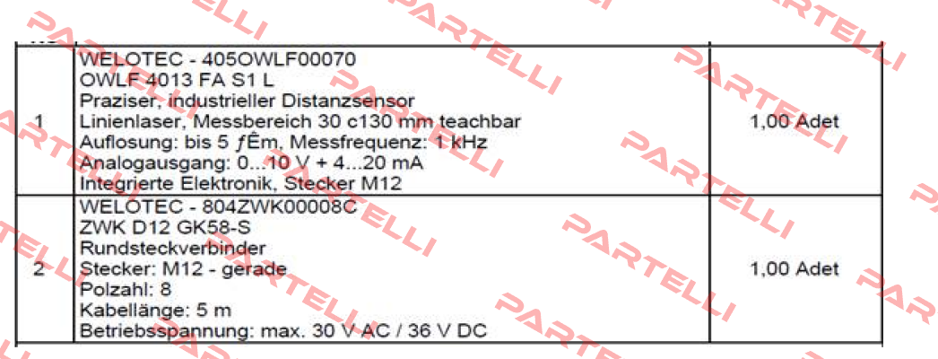 OWLF 4013 FA S1 L Welotec