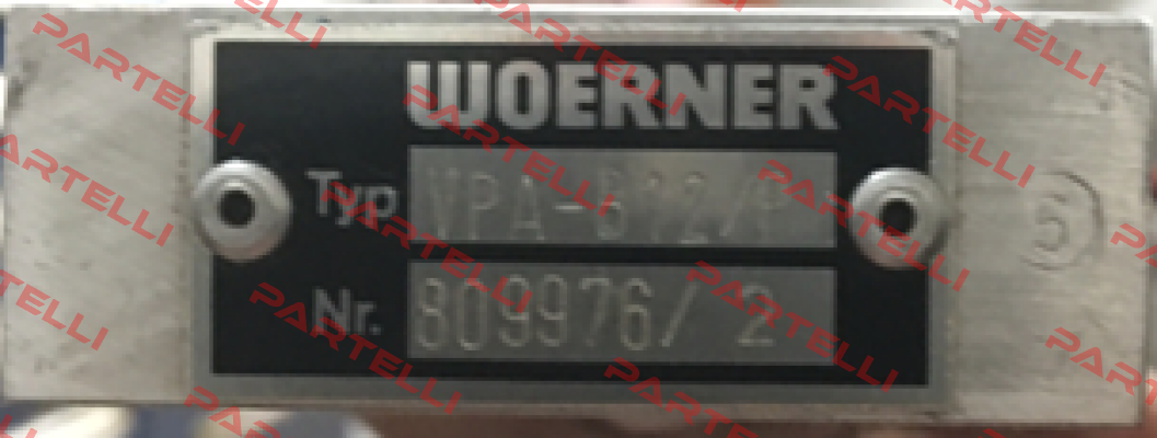 VPA-B/12/0/W/0/20/20/20/20/20/20/20P  Woerner