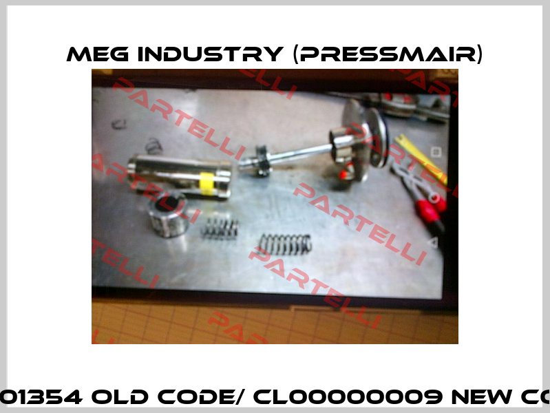LP/01354 old code/ CL00000009 new code Meg Industry (Pressmair)