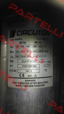 R2057H CLZ-FP 44/30N Circutor