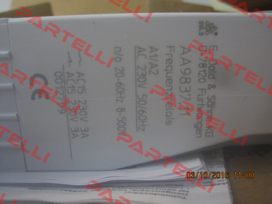 p/n: 0012799, Type: AA9837.11 20-60HZ UH AC50/60HZ 230V Dold