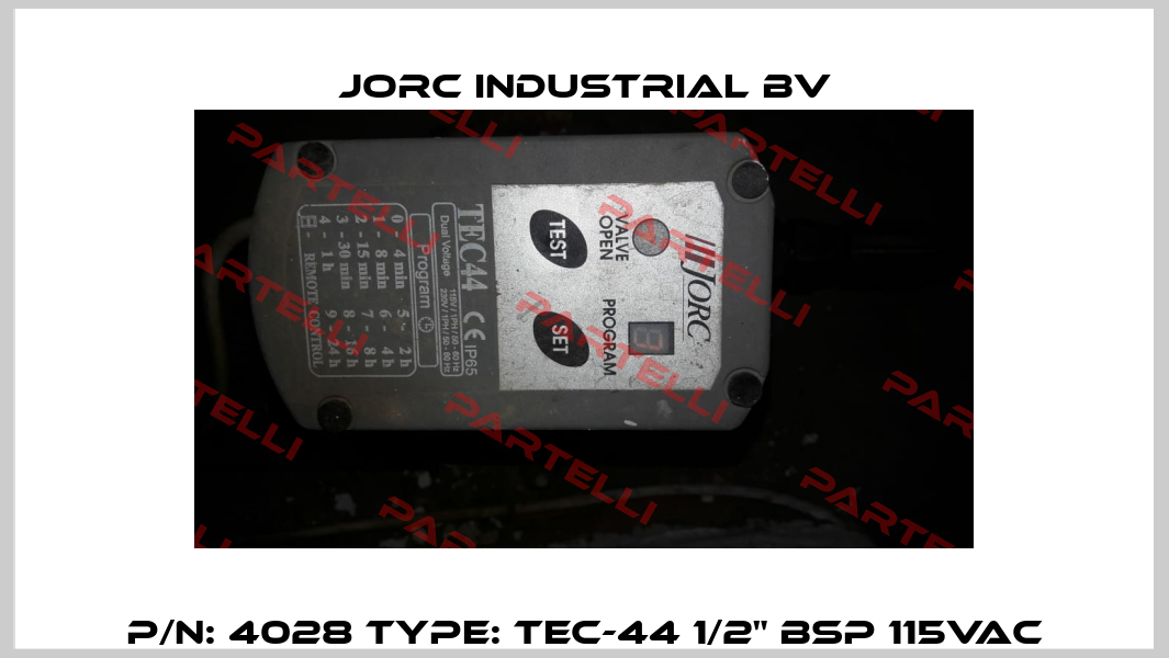 P/N: 4028 Type: TEC-44 1/2" BSP 115VAC JORC Industrial BV